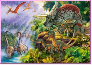 Пъзел Castorland от 500 части - Динозаври