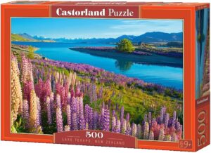 Пъзел Castorland от 500 части - Езерото Текапо, Нова Зеландия