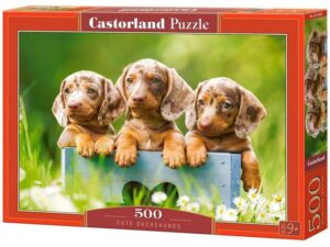 Пъзел Castorland от 500 части - Кученца