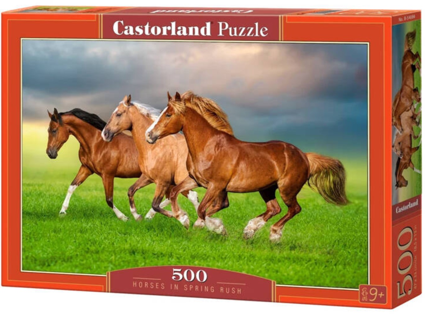 Пъзел Castorland от 500 части - Препускащи коне