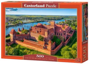 Пъзел Castorland от 500 части - Замъкът Малборк, Полша