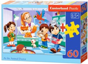 Пъзел Castorland от 60 части - На ветеринар