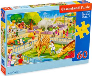 Пъзел Castorland от 60 части - В зоопарка