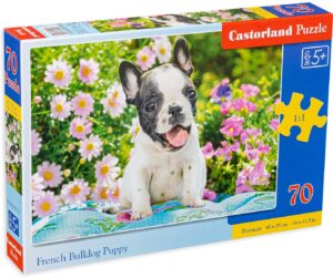 Пъзел Castorland от 70 части - Френски булдог