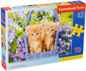 Пъзел Castorland от 70 части - Сладки котенца