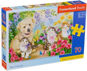 Пъзел Castorland от 70 части - Сладки животни