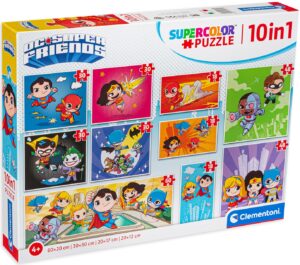 Пъзел Clementoni 10 в 1 - Ди Си Комикс