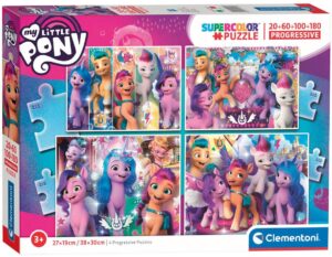 Пъзел Clementoni 4 в 1 - Малкото пони