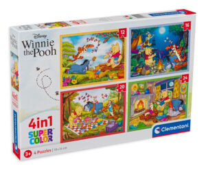 Пъзел Clementoni 4 в 1 - Мечо Пух
