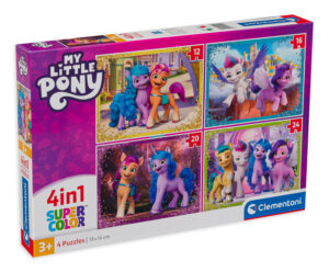 Пъзел Clementoni 4 в 1 - Моето малко пони