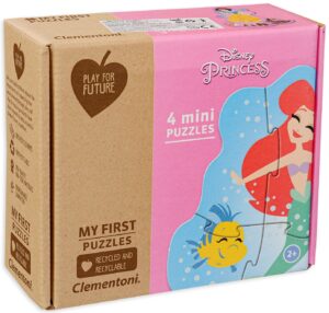 Пъзел Clementoni 4 в 1 - Принцесите на Дисни