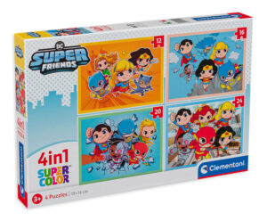 Пъзел Clementoni 4 в 1 - Супер приятели