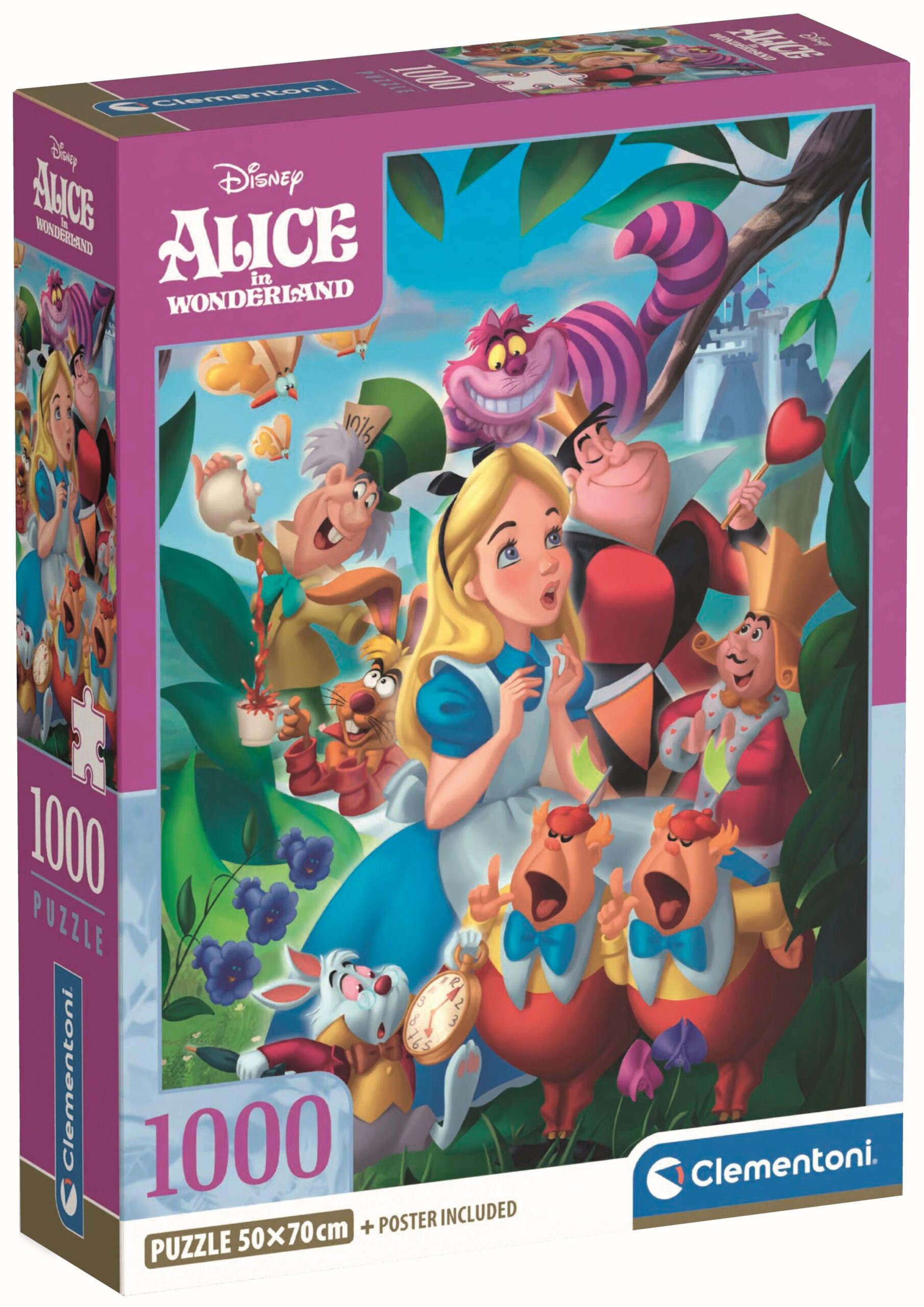 Пъзел Clementoni от 1000 части - Алиса в Страната на чудесата