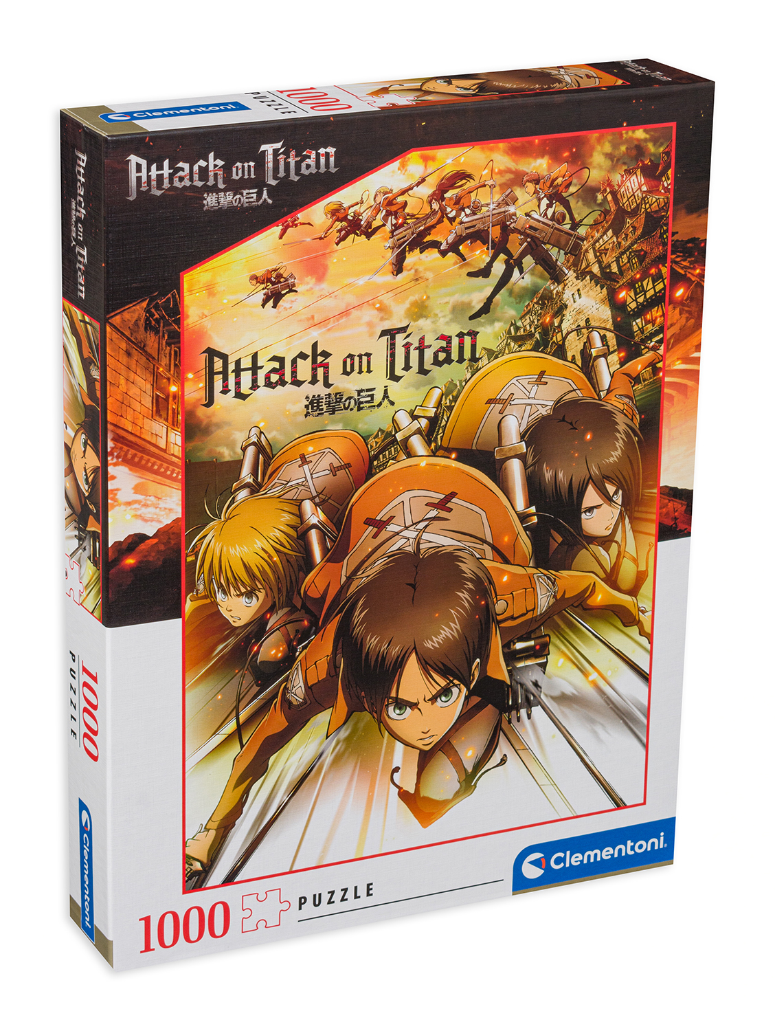 Пъзел Clementoni от 1000 части - Attack on Titan, вид 1