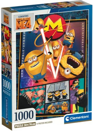 Пъзел Clementoni от 1000 части - Аз, проклетникът 4