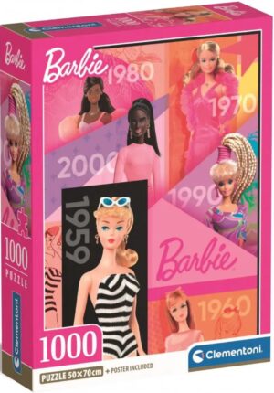 Пъзел Clementoni от 1000 части - Барби