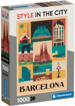 Пъзел Clementoni от 1000 части - Барселона