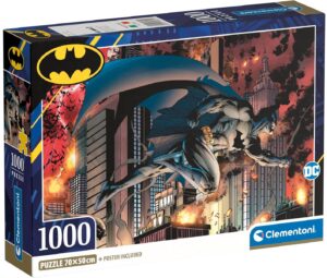 Пъзел Clementoni от 1000 части - Батман в действие