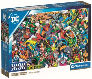 Пъзел Clementoni от 1000 части - DC Comics
