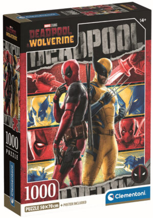 Пъзел Clementoni от 1000 части - Deadpool & Wolverine