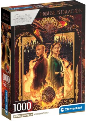 Пъзел Clementoni от 1000 части - Домът на дракона
