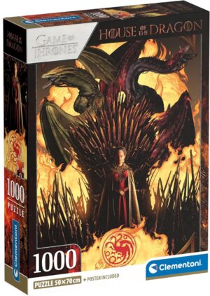 Пъзел Clementoni от 1000 части - Домът на дракона