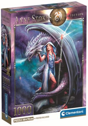 Пъзел Clementoni от 1000 части - Драконовият магьосник