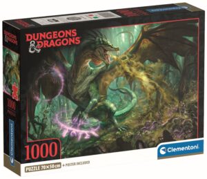 Пъзел Clementoni от 1000 части - Dungeons & Dragons, вид 2