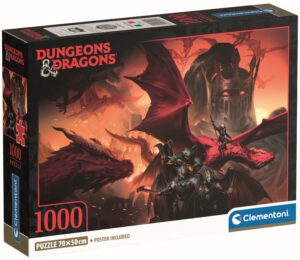 Пъзел Clementoni от 1000 части - Dungeons & Dragons, вид 3
