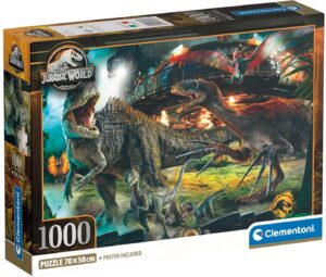 Пъзел Clementoni от 1000 части - Джурасик свят
