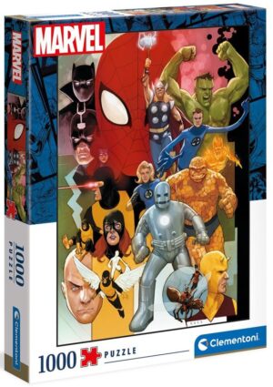 Пъзел Clementoni от 1000 части - Героите на Марвел