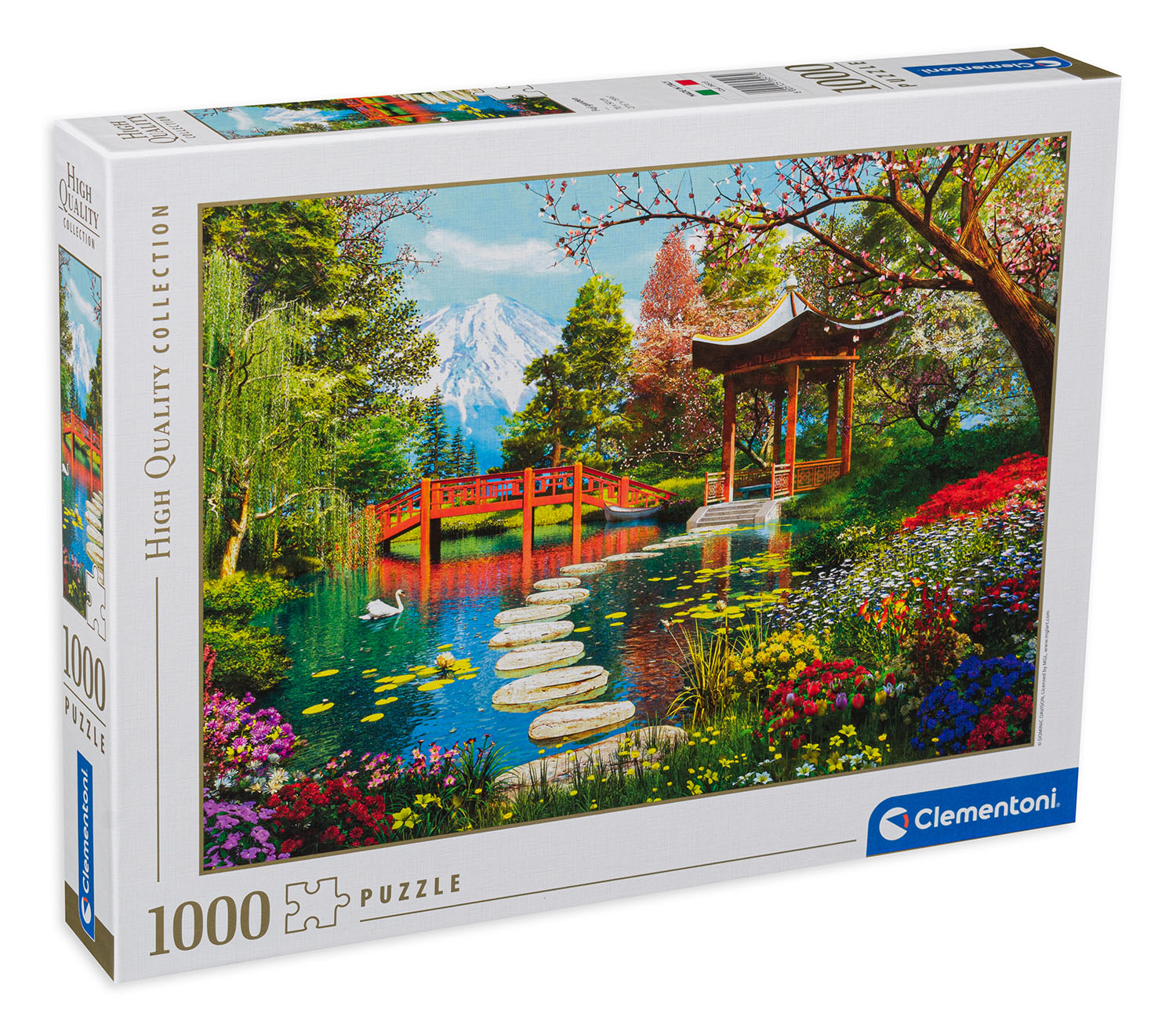 Пъзел Clementoni от 1000 части - Градината Фуджи