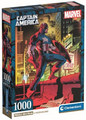 Пъзел Clementoni от 1000 части - Капитан Америка