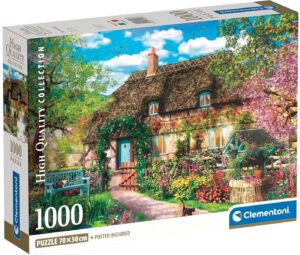 Пъзел Clementoni от 1000 части - Китна къщичка