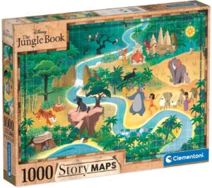 Пъзел Clementoni от 1000 части - Книга за джунглата