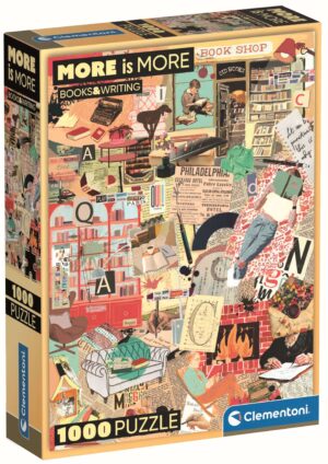 Пъзел Clementoni от 1000 части - Книги и писане