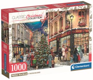 Пъзел Clementoni от 1000 части - Коледна разходка