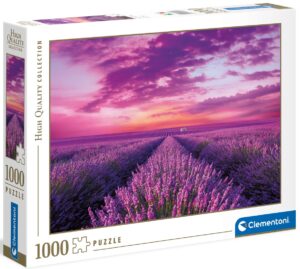 Пъзел Clementoni от 1000 части - Лавандулови поляни