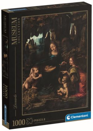 Пъзел Clementoni от 1000 части - Мадоната на скалите