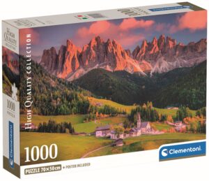 Пъзел Clementoni от 1000 части - Магичните Доломити