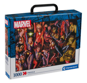 Пъзел Clementoni от 1000 части - Марвел, в куфарче