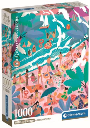 Пъзел Clementoni от 1000 части - Неделен плаж