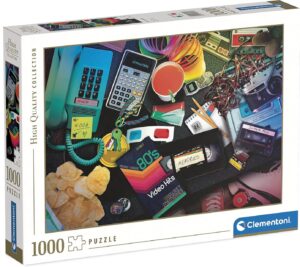 Пъзел Clementoni от 1000 части - Носталгия по 80-те