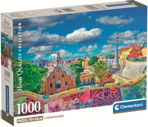 Пъзел Clementoni от 1000 части - Парк Гуел, Барселона