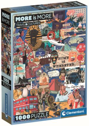 Пъзел Clementoni от 1000 части - Пътуване и култури