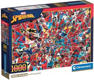 Пъзел Clementoni от 1000 части - Паяжината на Спайдърмен
