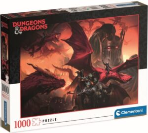 Пъзел Clementoni от 1000 части - Подземия и дракони