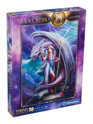 Пъзел Clementoni от 1000 части - Повелителката на дракони, Ан Стоукс