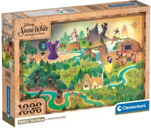 Пъзел Clementoni от 1000 части - Снежанка и седемте джуджета