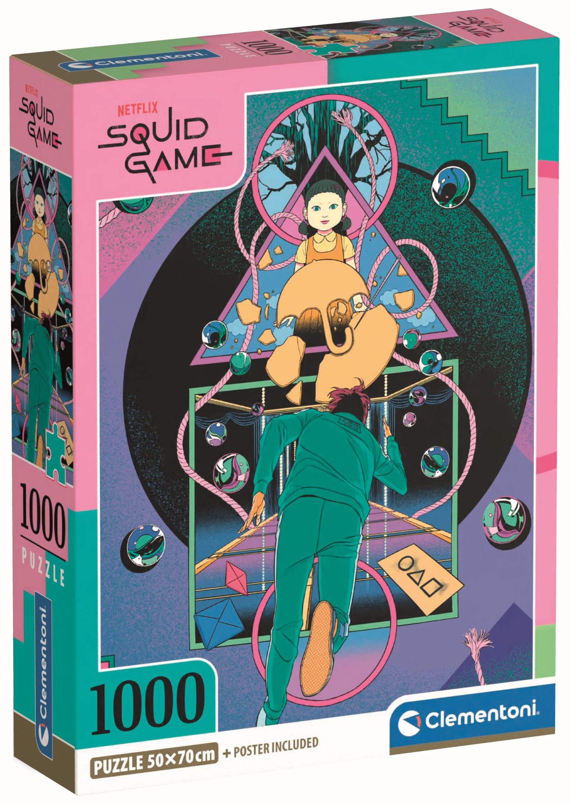 Пъзел Clementoni от 1000 части - Squid Game 2, вид 2